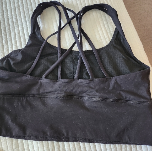 Black Sport Bra - Picture 2 of 5